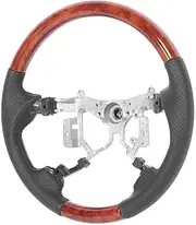 LESANGBAIHUODIAN 15.2in Upgrade Steering Wheel Replacement Fit for Toyota Estima/Camry/Previa/High Lander Car Horns