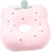 Kisangel Comfortable Wear Resistant Nap Pillow with Ear Breathable Cartoon Design for Office Use for Portable Travel Accessory Strawberry