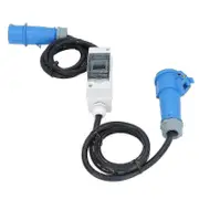 AC 220V 16A 3pin CEE Socket with LCD Digital Meter Digital Electricity Meter for RV Electric Car