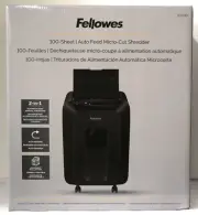 Fellows 100 Sheet Auto Feed Micro-Cut Shredder