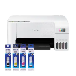 【EPSON】搭1組T00V原廠1黑3彩墨水★L3216 高速三合一 連續供墨複合機(2年保固組)