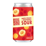 Bridge Road White Peach and Raspberry Sour 355ml Can