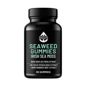 Elevated Extracts Irish Sea Moss Gummies - Skin, Gut & Immune Support - 30 Gummies