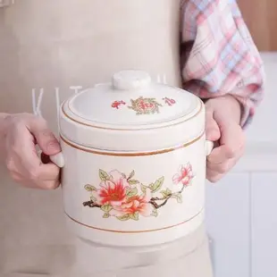 陶瓷雙蓋燉盅隔水燉家用煲湯燉湯盅煲燉罐燕窩燉燕窩瓦罐煨湯一人
