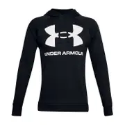 Under Armour Mens Rival Big Logo Hoodie - Black