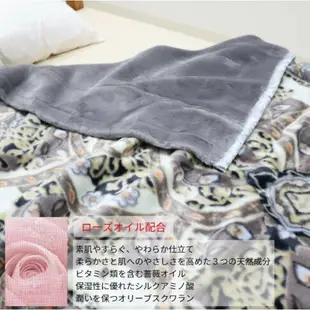 日本製 西川 Nishikawa 超暖 發熱兩層 幾何 單人毛毯(140x200cm)
