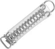 Stainless Steel Pool Cover Springs with Protective Sleeve Durable Stretchable Spring for Easy Installation Long Lasting Use for Winter Safety Equipment Replacement