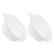 2Pcs 5.4" O.D. 200 Mesh Food Filter Strainer Fine Mesh Filters Strainers White
