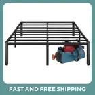 ZINUS Van Single Bed Frame 40Cm Metal Bed Base | Steel Slat Mattress Support