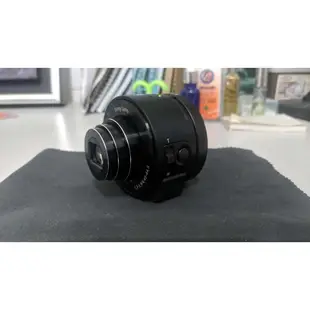 (已售出)SONY DSC-QX10 智慧型手機外接式鏡頭相機 黑色（附贈walkman鏡頭袋＋真皮頸吊掛）