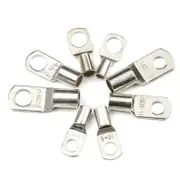 240Pcs 4WD Cable Lug Ring Battery Copper Tube Connector Kits Terminal Crimper