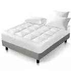 Mattress Topper Pillowtop Bamboo King Single Giselle Bedding
