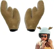 Motorcycle Helmet Accessories, Plush Deer Horns | Plush Protective Helmet Accessories - Cute Decorations for Snowboarding, Motorcycle Protective Helmet Accessories for Skiing, Cycling, Cycling,