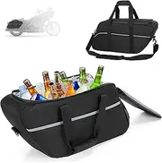 HODRANT Motorcycle Saddlebag Cooler, Leakproof Side Bag Liner Compatible With Harley Davidson 1993-2022 Touring Hard Saddlebag, Waterproof Insert Organizer, 1 Bag