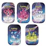 Pokemon TCG Scarlet & Violet Paldean Fates - Mini Tins (Set of 5)