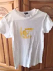 Volcom Shirt White Juniors Size Large Short Sleeve