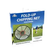NEW On Course Fold-Up Golf Practice / Training Chipping Net 24 Inch Diameter