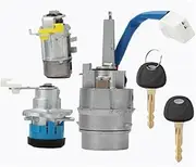 PEIKEDA Fit for Hyundai Old Verna with 2Pcs Key Trunk Lock Ignition Lock Left Door Lock S831 OEM Full Set Door Lock Cylinder