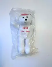 Nolan Ryan Express to Cooperstown 32287 of 36000 White Teddy Bear Plush Bean Bag