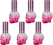 8ml Pink Skull Spray Bottle, Glass Skull Spray Perfume Bottle, Empty Spray