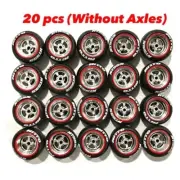Hot Wheels 4 Spoke Rubber Tire- 1:64 Hot Wheels JDM Tomica Limited Set Custom