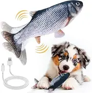 Velmoriah Upgraded Cat Toys Flopping Fish, Flopping Fish Dog Exercise Toy, Interactive Cat Toy for Small Dog