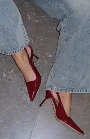 Tayte Slingback Heel Cherry Cola