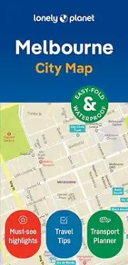 Lonely Planet Melbourne City Map by Lonely Planet Folded Book