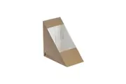 Biopak Bioboard Sandwich Wedge, 123 x 72mm, 280Gsm, Medium, Fsc Mix Certified Paper, 500 Pieces/Carton