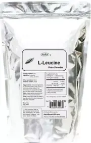 NuSci 100% Pure L-Leucine BCAA powder 1000g (2.2lb) Leucine BCAA