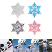 Snowboard Stomp Pad Snowflake Stomp Pad 3D Bumps Design Non Accessories with