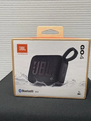 JBL Go 4, Ultra-Portable, Waterproof Bluetooth Speaker, Black