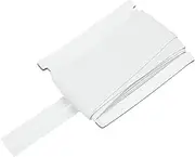uxcell 3/4 Inch Single Fold Bias Tape Cotton Continuous Bulk Bias Tape for Sewing, Seaming Quilting Hemming Binding Crafts Simple Packaged (White 10 Yards)