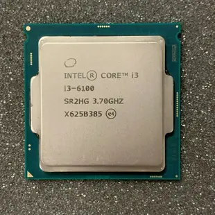 Core I3 6100 插槽 1151 CPU 處理器