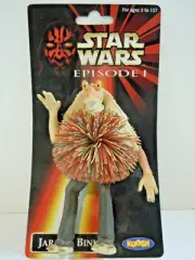 Vintage 1999 Star Wars Episode 1 Jar Jar Binks Koosh Figure