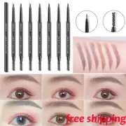 Waterproof Microblading Eye Brow Eyeliner Eyebrow Pencil Pen Brush Makeup Tools/