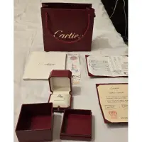 在飛比找蝦皮購物優惠-Cartier 卡地亞 經典 1895系列 單鑽戒指 鉑金 