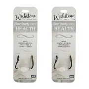 2PK Wishstone Clear Quartz Cord Bracelet Bangle Charm Jewellery Womens Accessory