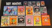 The Melty Misfits BUFF MONSTER Lot of Different Size Cards and 1 Empty Wrapper