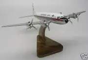DC-6 Braathens SAFE Douglas Airplane Wood Model Free Shipping