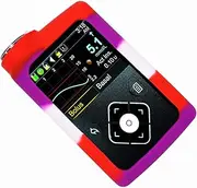 Mixed Color Premium Silicone Soft Case for Medtronic Minimed Insulin Pump 630G/ 640G/ 670G/770G/780G (RED/Purple/White)