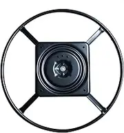 Yoogu Heavy Duty 22” Recliner Chair Sofa Furniture Ring Swivel Base Replacement with 10 Inch Plate (22 inch)