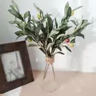 Artificial Fake Olive Leaves Olive Tree Branches Green Leaf Plants Home D YP3