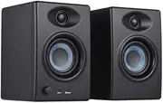 50W Studio Monitor Speakers Desktop Wireless BT Monitoring Speaker Active Near-Field Monitor Speaker Stereo Balanced Input for Multimedia Gaming Watching Movies Recording Songs 1 Pair