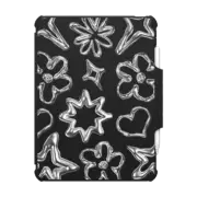 iPad Air 11-inch (M2/M3) Impact Folio Case Chrome Doodles