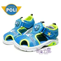 在飛比找樂天市場購物網優惠-救援小隊-POLI波力 童鞋 電燈鞋 運動涼鞋 護趾涼鞋 休