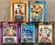 Hot Wheels 2019 Premium DISNEY Series #FYN87 1:64 Scale (Set of 5)