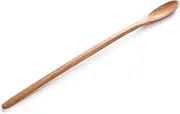 Wood Spoons Cooking Honey Sugar Spoon Tea Coffee Stirring Spoons Long Handle Honey Tea Coffee Soup Scoops Kitchen Accessories(1)