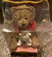 Lenox 100th Anniversary American Bears Teddy Bear Plush Toy & Porcelain Ornament
