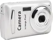 16MP Digital Camera, Compact Small CCD Camera with LCD Display, 128GB Support Point and Shoot Camera, Retro Style for Boys Girls Teens Adults